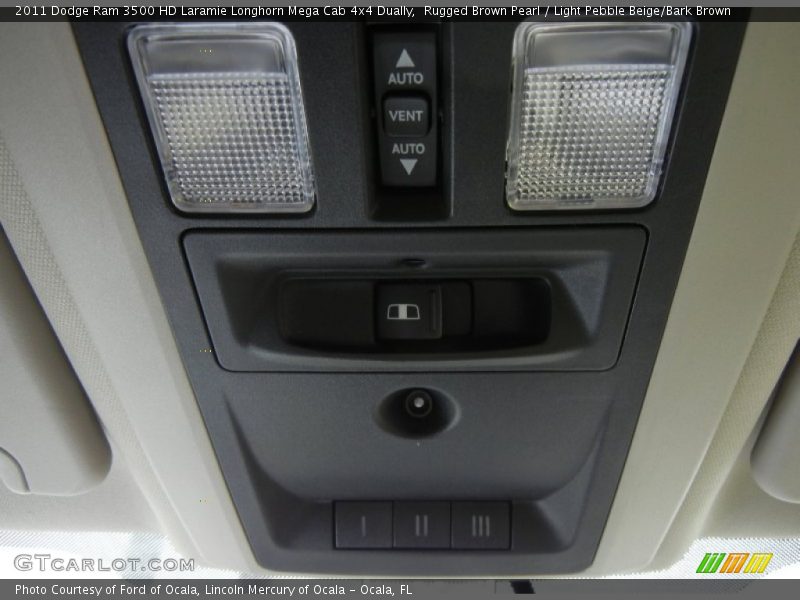 Controls of 2011 Ram 3500 HD Laramie Longhorn Mega Cab 4x4 Dually