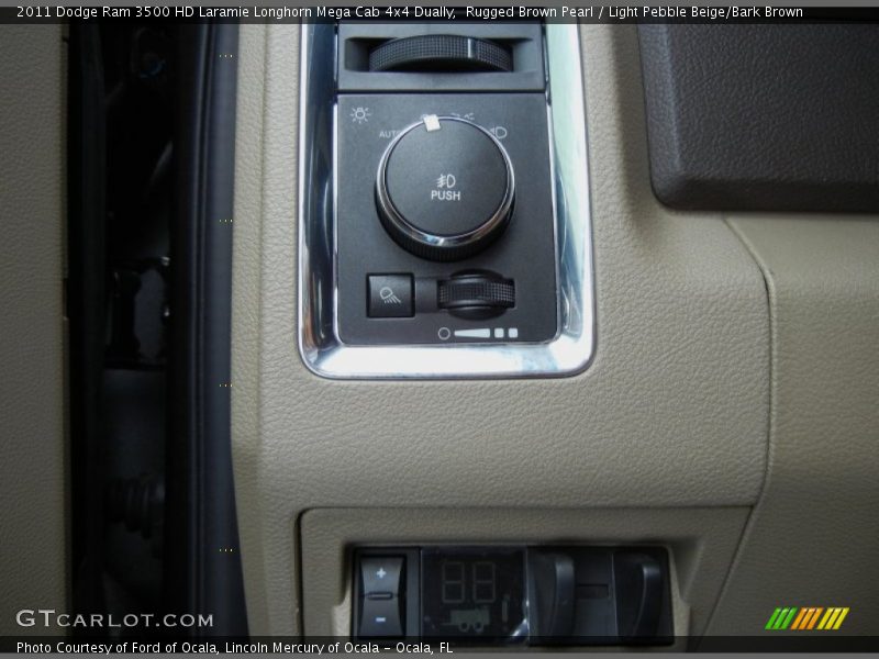 Controls of 2011 Ram 3500 HD Laramie Longhorn Mega Cab 4x4 Dually