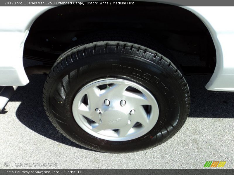 Oxford White / Medium Flint 2012 Ford E Series Van E250 Extended Cargo