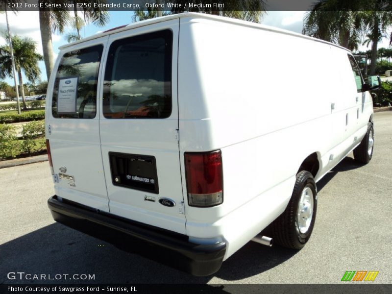 Oxford White / Medium Flint 2012 Ford E Series Van E250 Extended Cargo
