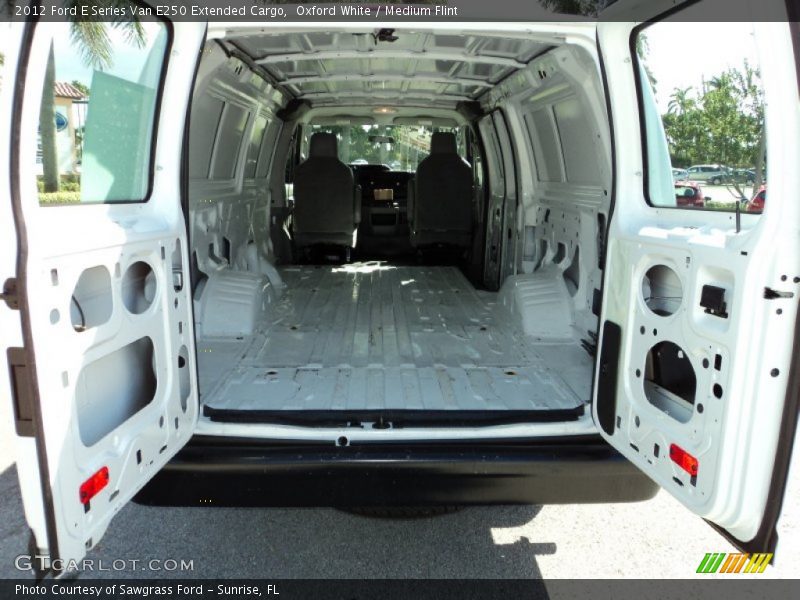 Oxford White / Medium Flint 2012 Ford E Series Van E250 Extended Cargo