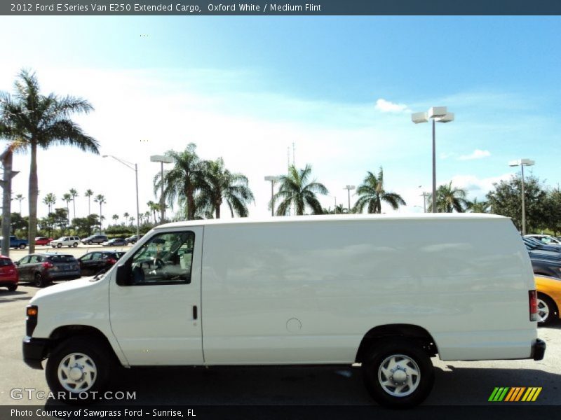 Oxford White / Medium Flint 2012 Ford E Series Van E250 Extended Cargo