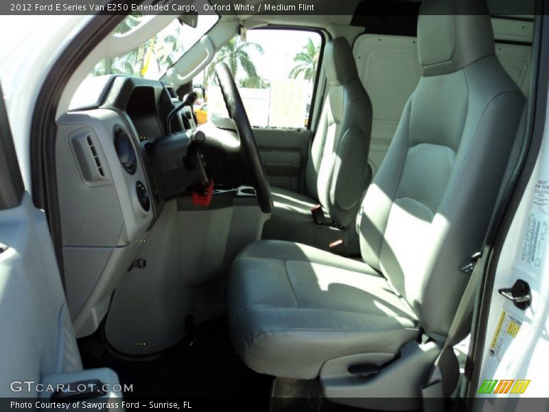 Oxford White / Medium Flint 2012 Ford E Series Van E250 Extended Cargo
