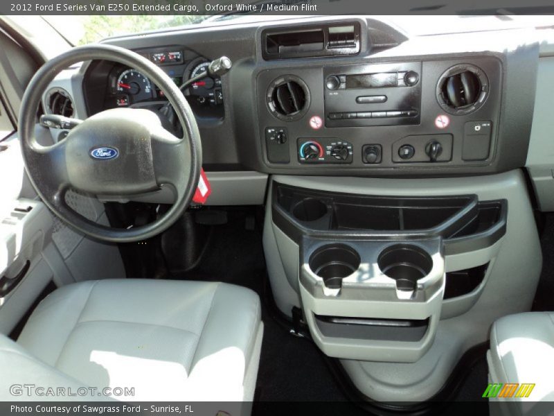 Oxford White / Medium Flint 2012 Ford E Series Van E250 Extended Cargo