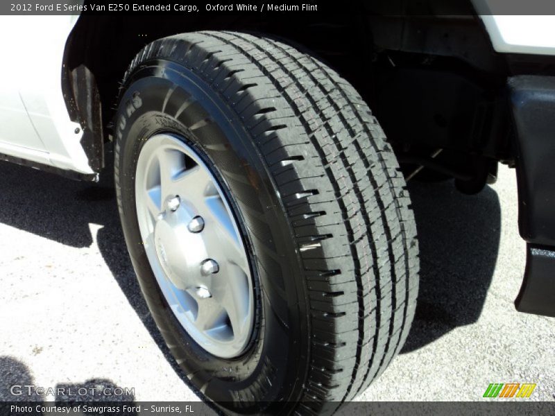 Oxford White / Medium Flint 2012 Ford E Series Van E250 Extended Cargo
