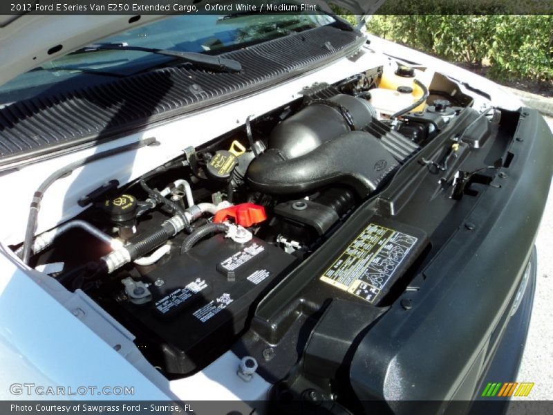 Oxford White / Medium Flint 2012 Ford E Series Van E250 Extended Cargo