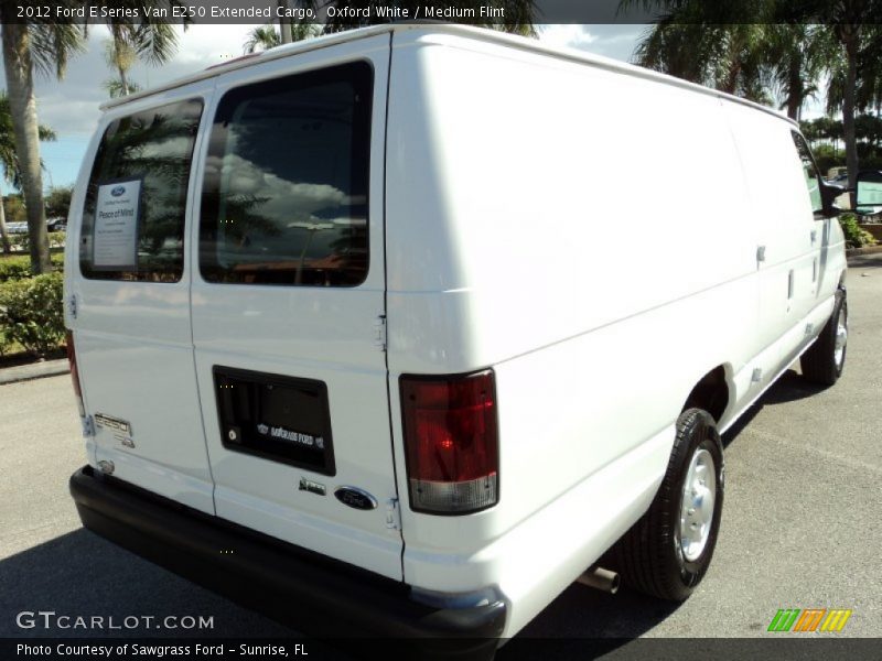 Oxford White / Medium Flint 2012 Ford E Series Van E250 Extended Cargo