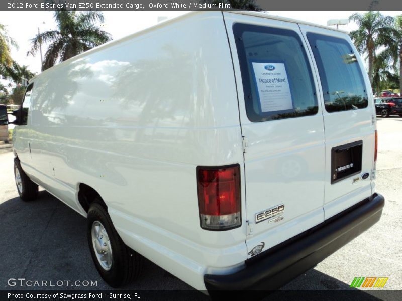Oxford White / Medium Flint 2012 Ford E Series Van E250 Extended Cargo