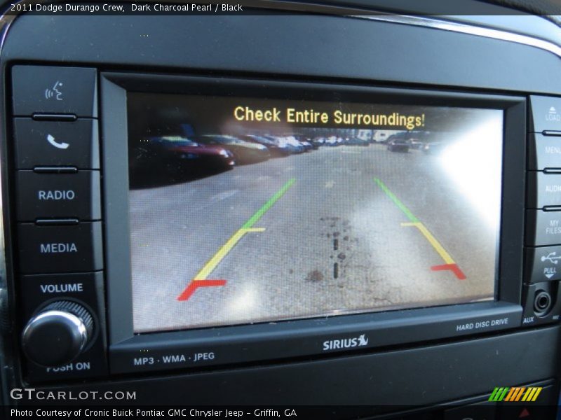 Dark Charcoal Pearl / Black 2011 Dodge Durango Crew