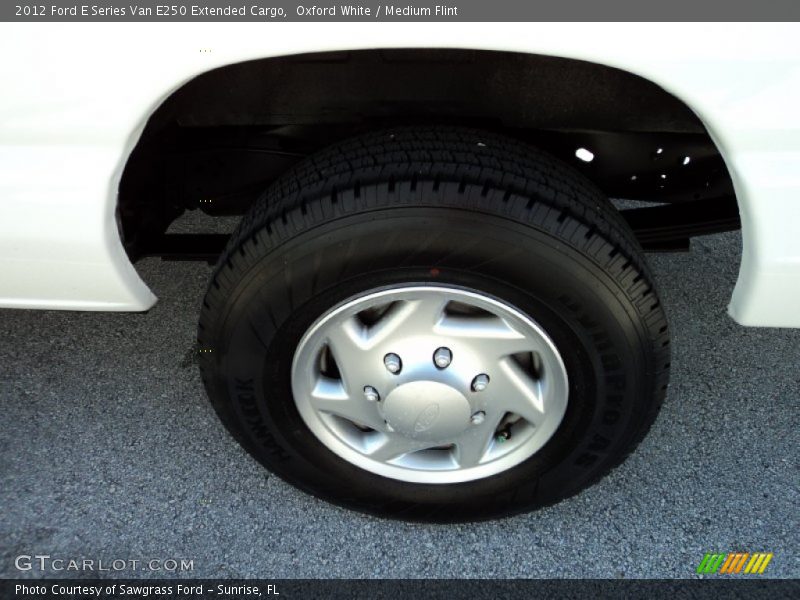 Oxford White / Medium Flint 2012 Ford E Series Van E250 Extended Cargo