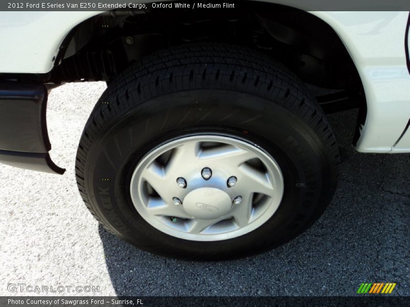 Oxford White / Medium Flint 2012 Ford E Series Van E250 Extended Cargo