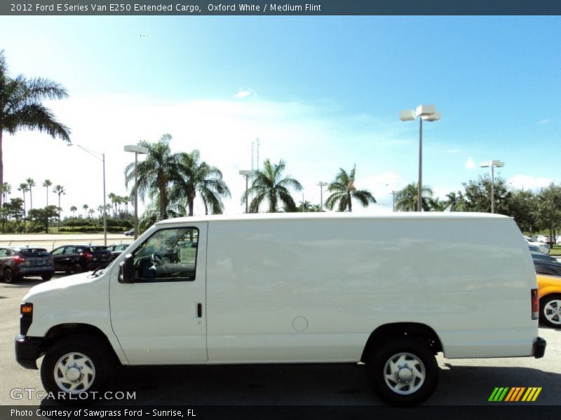 Oxford White / Medium Flint 2012 Ford E Series Van E250 Extended Cargo