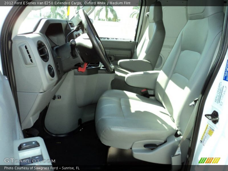 Oxford White / Medium Flint 2012 Ford E Series Van E250 Extended Cargo