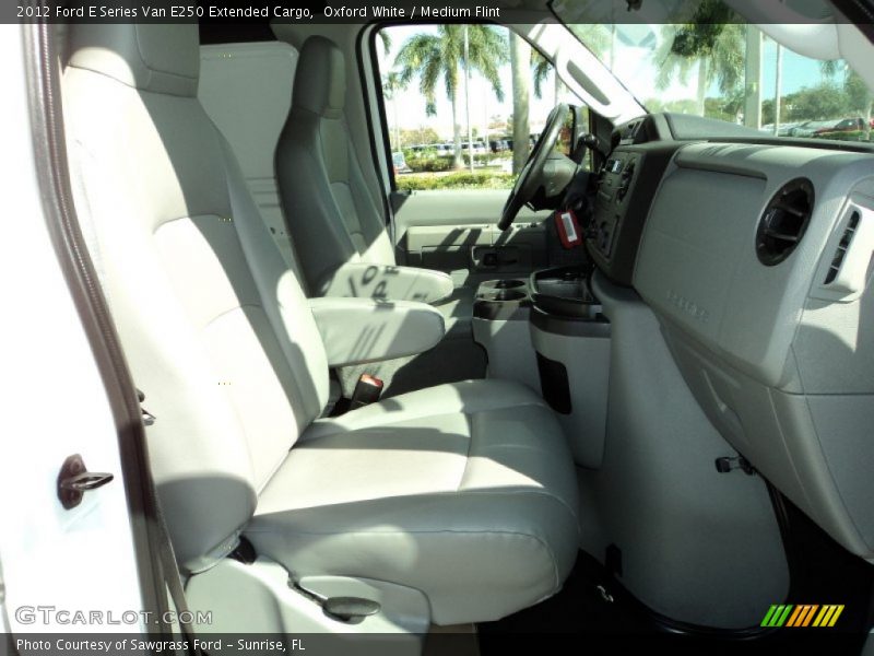 Oxford White / Medium Flint 2012 Ford E Series Van E250 Extended Cargo