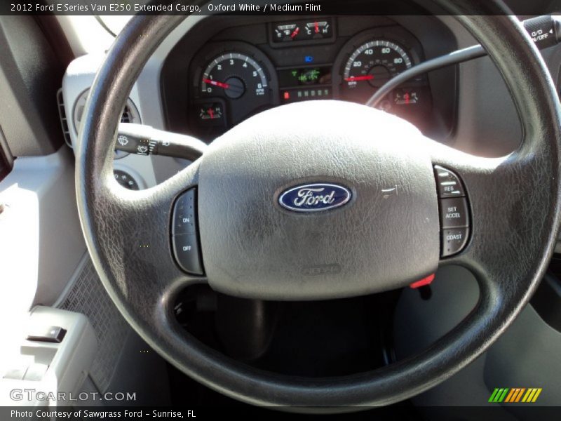 Oxford White / Medium Flint 2012 Ford E Series Van E250 Extended Cargo