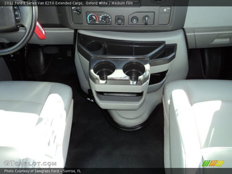 Oxford White / Medium Flint 2012 Ford E Series Van E250 Extended Cargo
