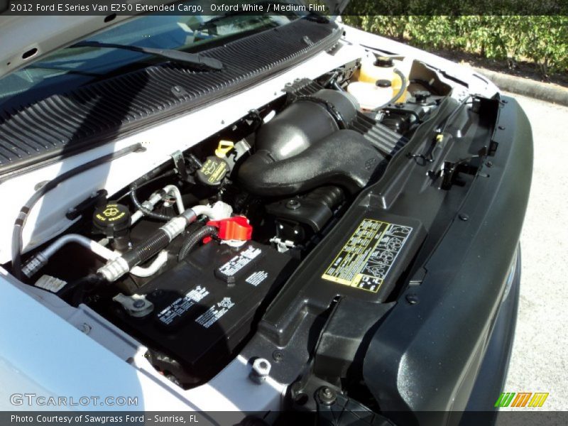 Oxford White / Medium Flint 2012 Ford E Series Van E250 Extended Cargo