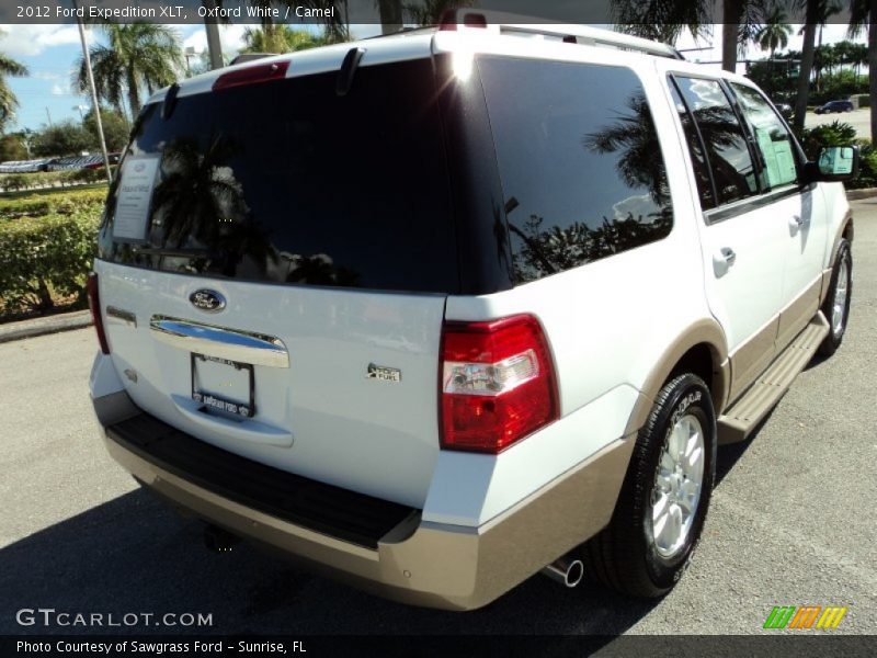 Oxford White / Camel 2012 Ford Expedition XLT