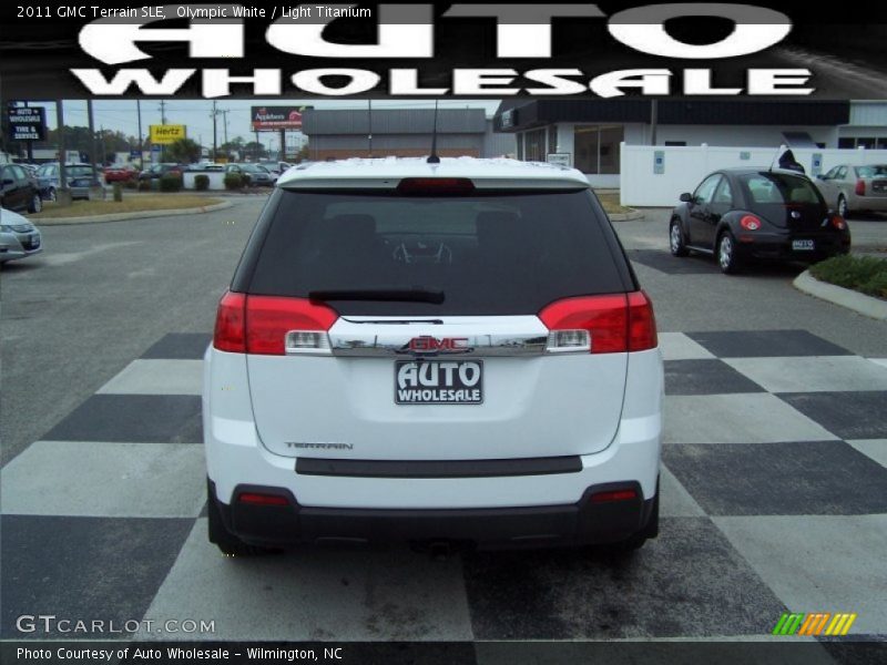 Olympic White / Light Titanium 2011 GMC Terrain SLE