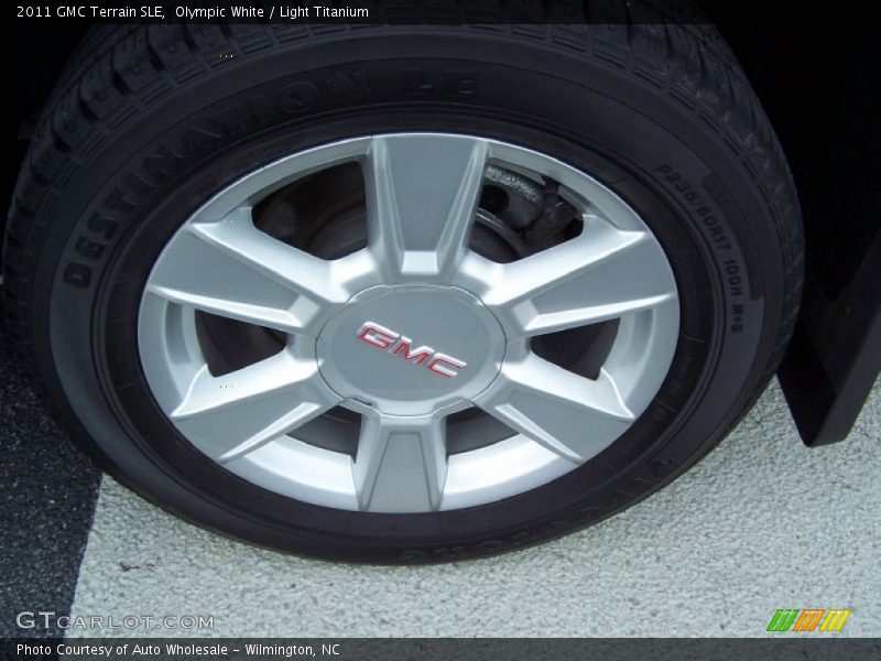 Olympic White / Light Titanium 2011 GMC Terrain SLE