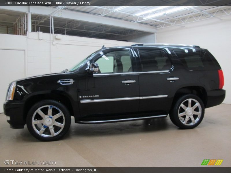 Black Raven / Ebony 2008 Cadillac Escalade AWD