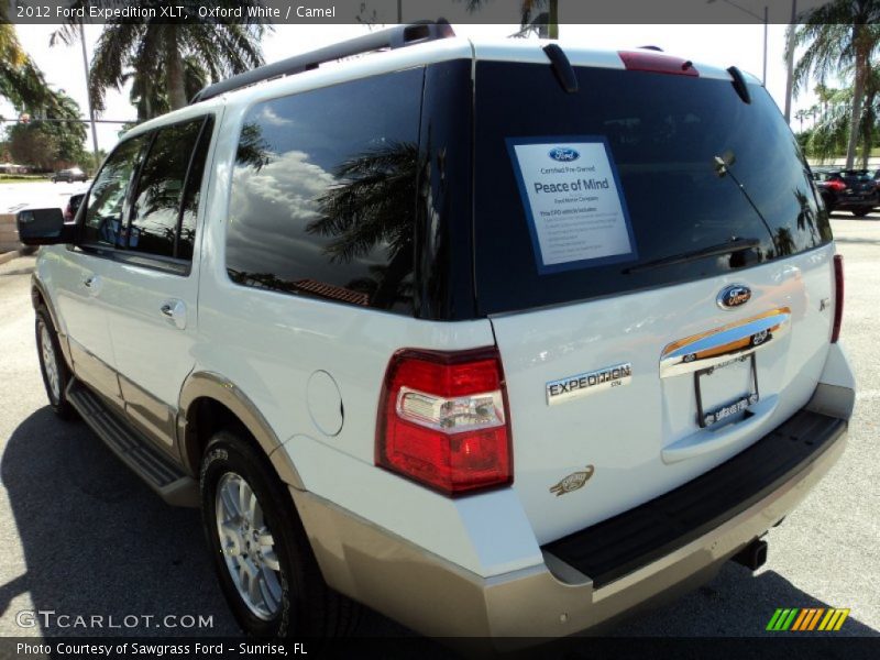 Oxford White / Camel 2012 Ford Expedition XLT