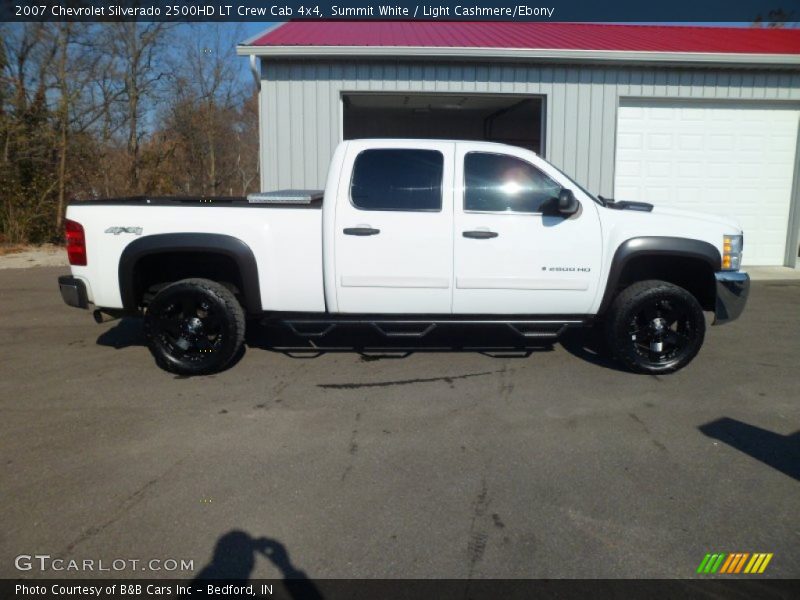 Summit White / Light Cashmere/Ebony 2007 Chevrolet Silverado 2500HD LT Crew Cab 4x4