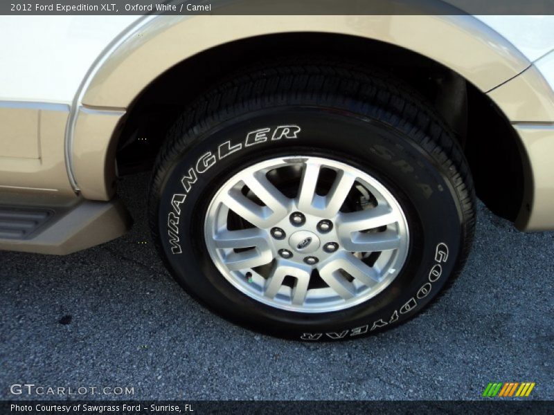Oxford White / Camel 2012 Ford Expedition XLT