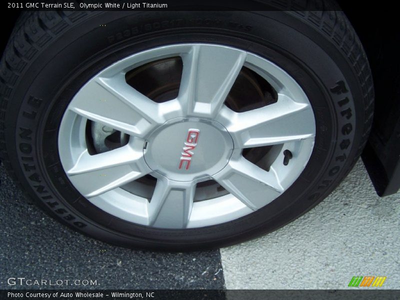 Olympic White / Light Titanium 2011 GMC Terrain SLE