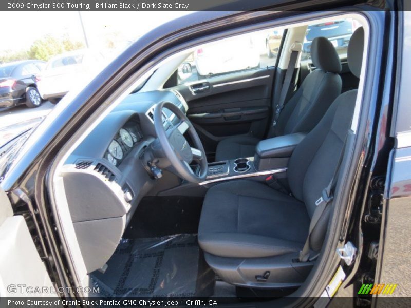 Brilliant Black / Dark Slate Gray 2009 Chrysler 300 Touring