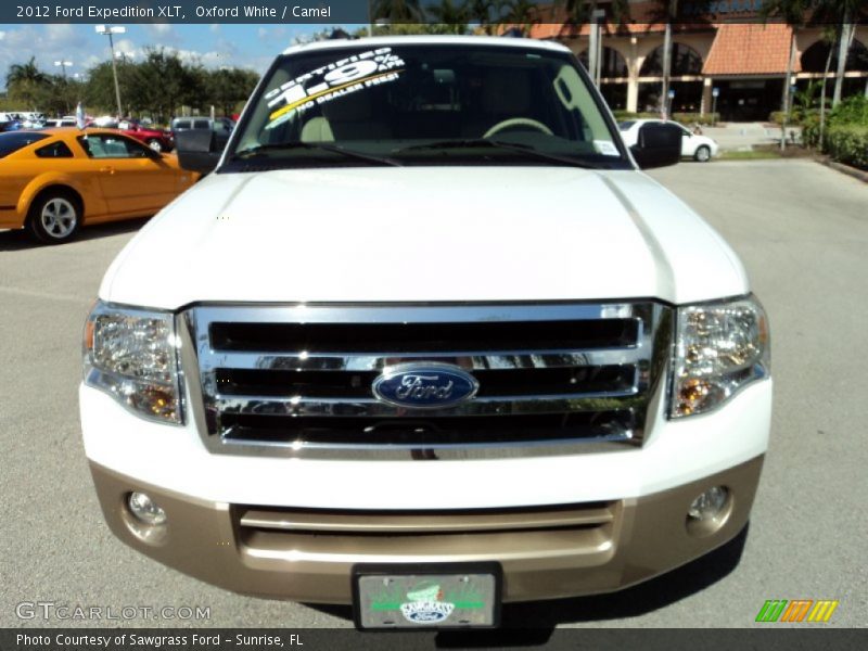 Oxford White / Camel 2012 Ford Expedition XLT