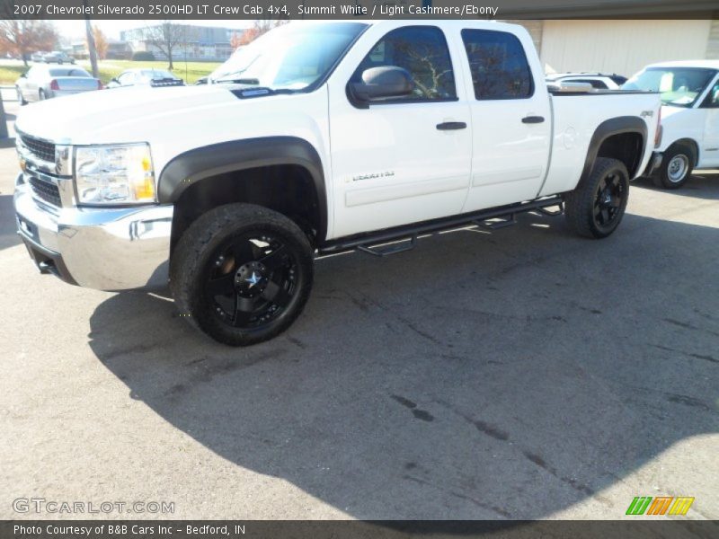 Summit White / Light Cashmere/Ebony 2007 Chevrolet Silverado 2500HD LT Crew Cab 4x4