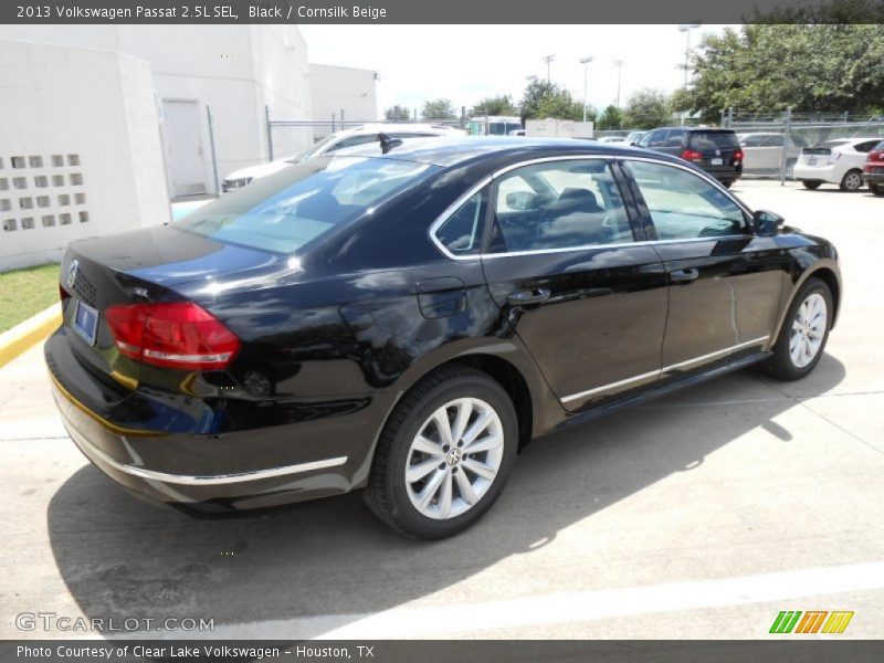 Black / Cornsilk Beige 2013 Volkswagen Passat 2.5L SEL