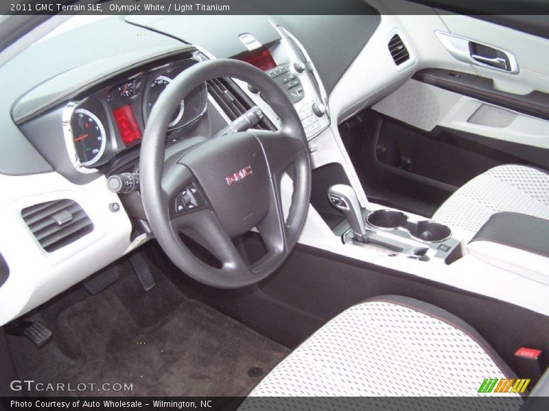 Olympic White / Light Titanium 2011 GMC Terrain SLE