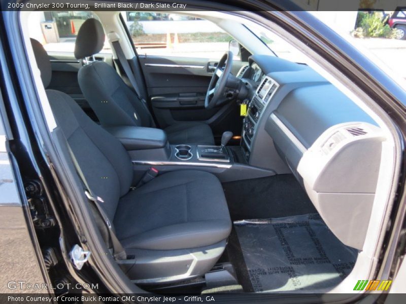 Brilliant Black / Dark Slate Gray 2009 Chrysler 300 Touring