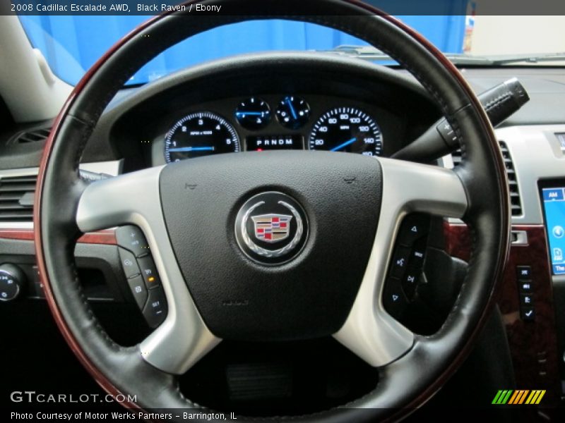 Black Raven / Ebony 2008 Cadillac Escalade AWD
