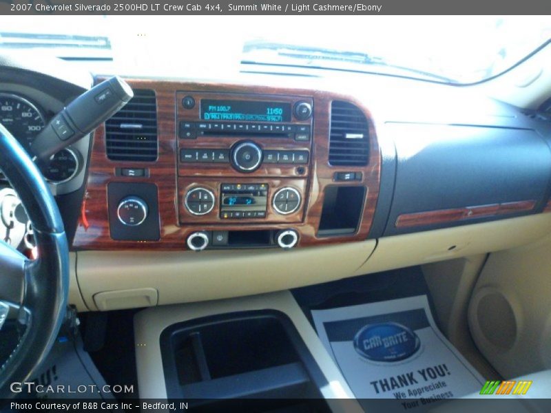 Summit White / Light Cashmere/Ebony 2007 Chevrolet Silverado 2500HD LT Crew Cab 4x4