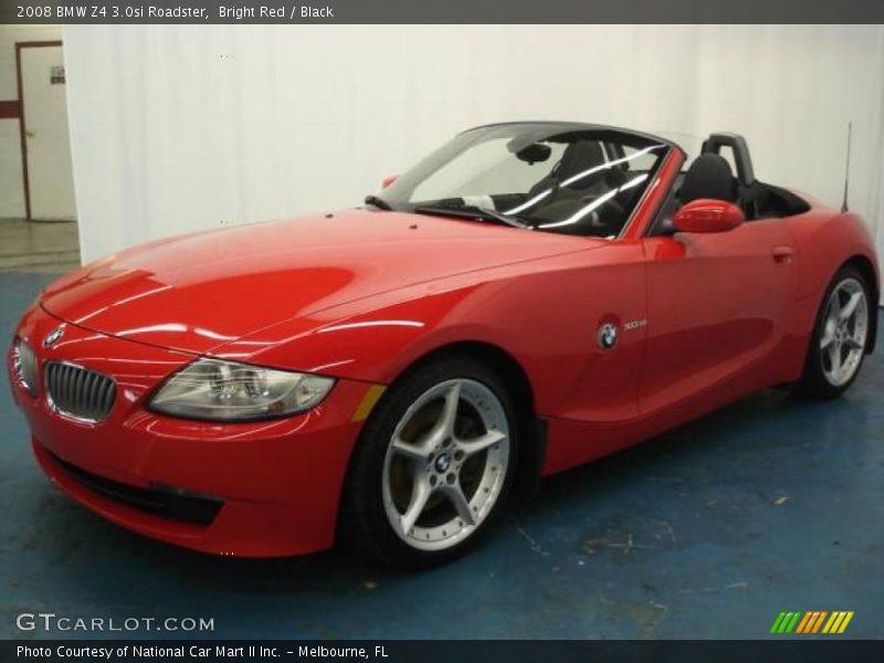 Bright Red / Black 2008 BMW Z4 3.0si Roadster