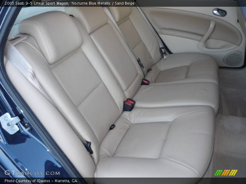 Nocturne Blue Metallic / Sand Beige 2005 Saab 9-5 Linear Sport Wagon