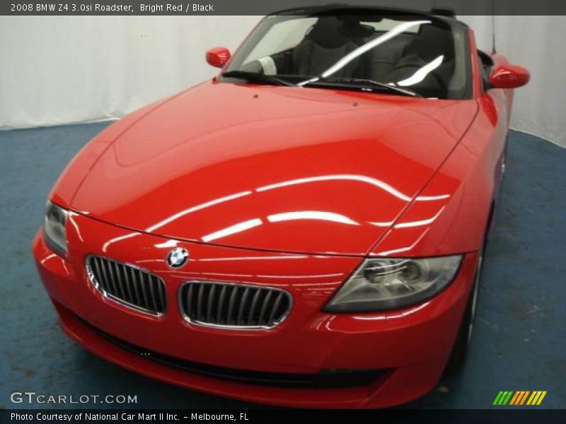 Bright Red / Black 2008 BMW Z4 3.0si Roadster