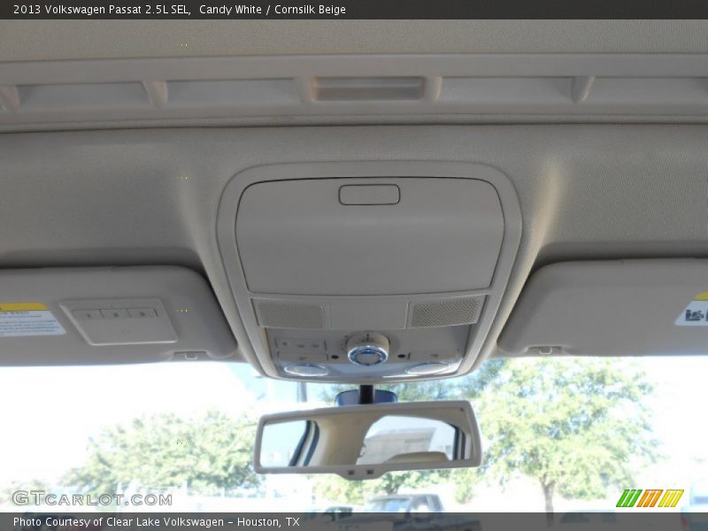 Candy White / Cornsilk Beige 2013 Volkswagen Passat 2.5L SEL