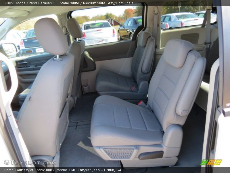 Stone White / Medium Slate Gray/Light Shale 2009 Dodge Grand Caravan SE