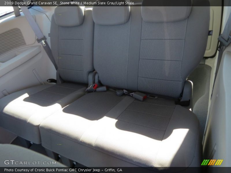 Stone White / Medium Slate Gray/Light Shale 2009 Dodge Grand Caravan SE