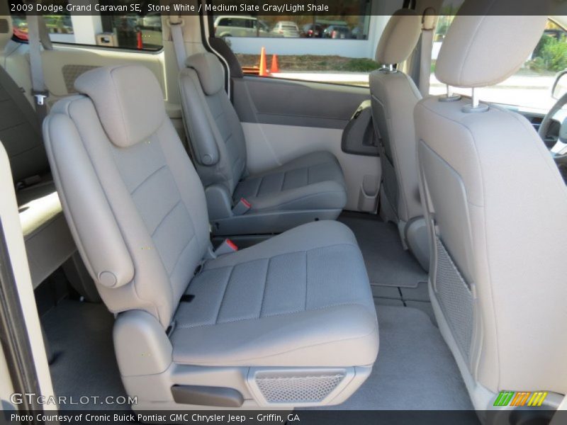 Stone White / Medium Slate Gray/Light Shale 2009 Dodge Grand Caravan SE