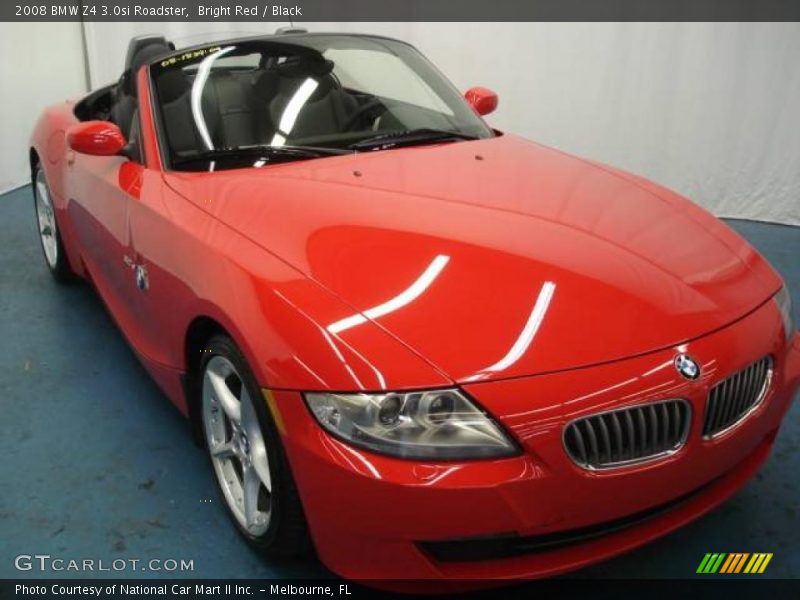 Bright Red / Black 2008 BMW Z4 3.0si Roadster
