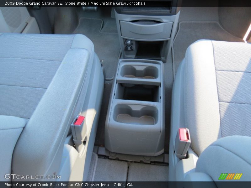 Stone White / Medium Slate Gray/Light Shale 2009 Dodge Grand Caravan SE