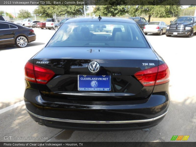 Black / Cornsilk Beige 2013 Volkswagen Passat TDI SEL