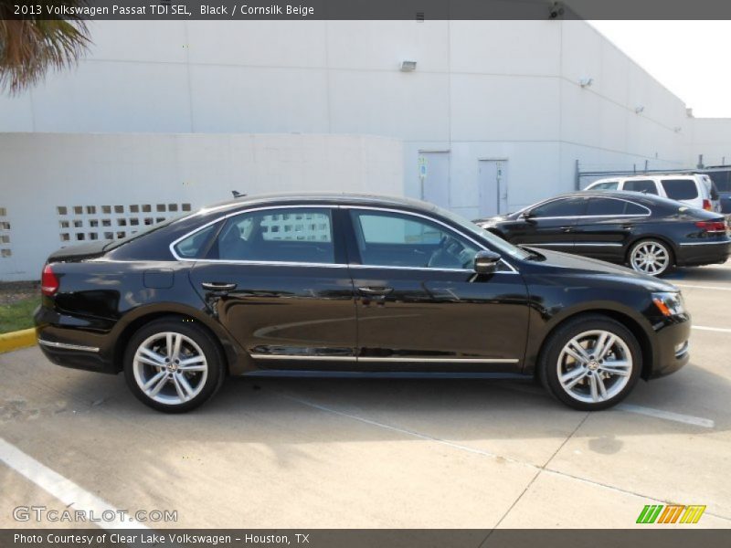 Black / Cornsilk Beige 2013 Volkswagen Passat TDI SEL