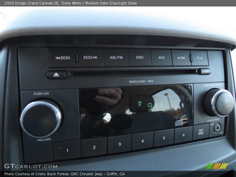 Stone White / Medium Slate Gray/Light Shale 2009 Dodge Grand Caravan SE