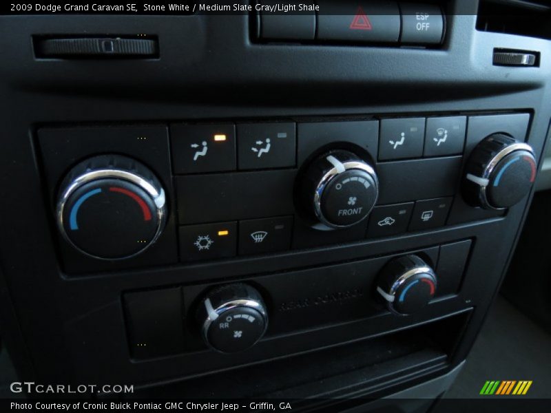 Stone White / Medium Slate Gray/Light Shale 2009 Dodge Grand Caravan SE